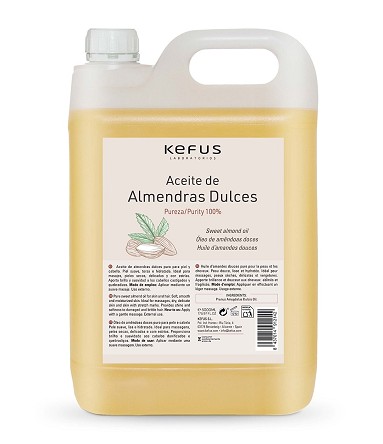 Aceite de Almendras dulces puro Kefus 5000 ml.