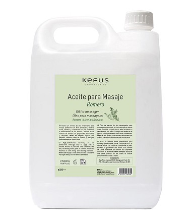 Aceite para Masaje profesional con Romero Kefus 5000 ml