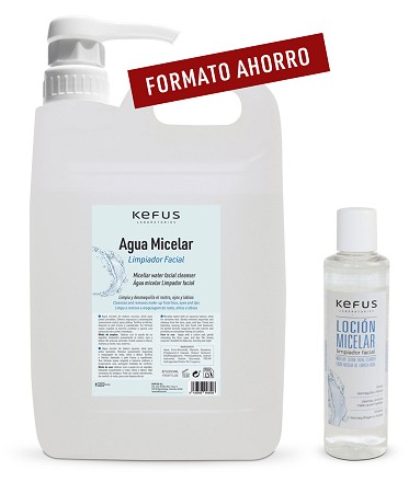 Agua Micelar Desmaquillante Facial Kefus 5000 ml + REGALO de 200ml