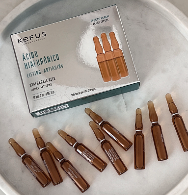 Hyaluronic Acid Facial Ampoules Flash Effect Kefus 10 units