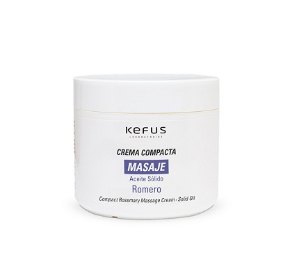 Crema para masaje aceite solido romero Kefus 500 ml