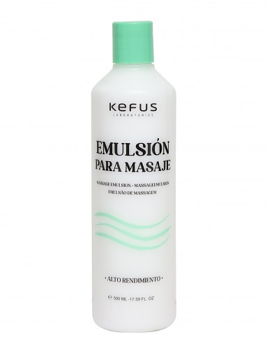 Crema emulsion para masaje profesional Kefus 500 ml