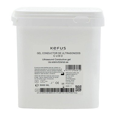 Gel Conductor Ultrasonidos Cubo Kefus 5000 ml