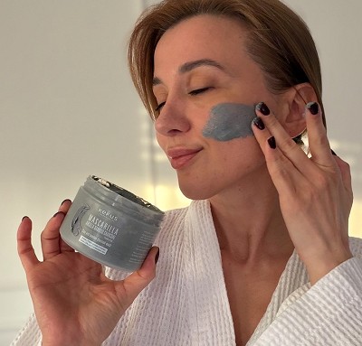 Mascarilla de Arcilla Bamboo Charcoal natural Kefus 250 ml