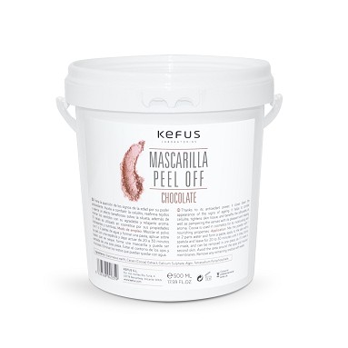 Máscara Peel Off de Alginato de Chocolate Kefus 500 g