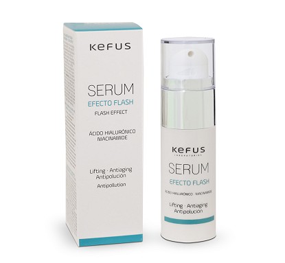 Serum Ácido Hialurónico Niacinamide Efecto Flash Kefus 30ml