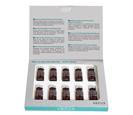Viales Ácido Hialurónico Kefus 10 unidades 5 ml