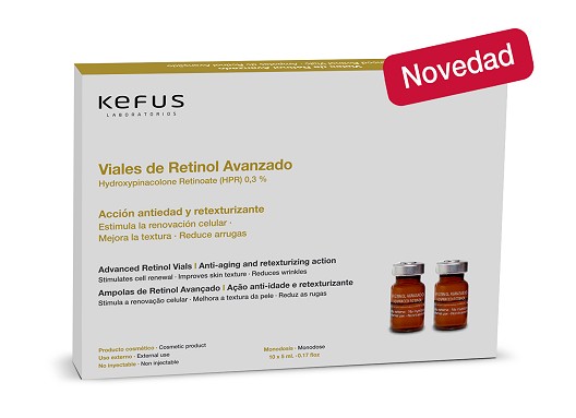 Viales de Retinol Kefus 10 unidades 5 ml 