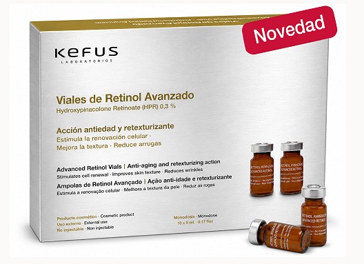 Viales de Retinol Kefus 10 unidades 5 ml 