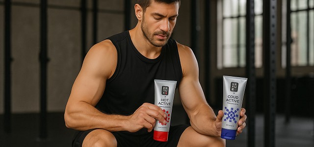 Cuándo usar crema muscular efecto frío o efecto calor