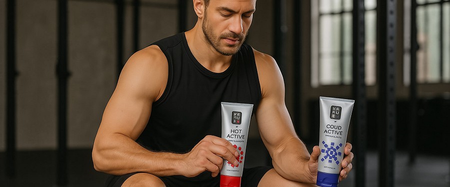 Cuándo usar crema muscular efecto frío o efecto calor